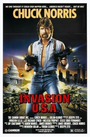 Amazon.co.jp: Invasion USA Chuck Norris映画ポスター24 x 36